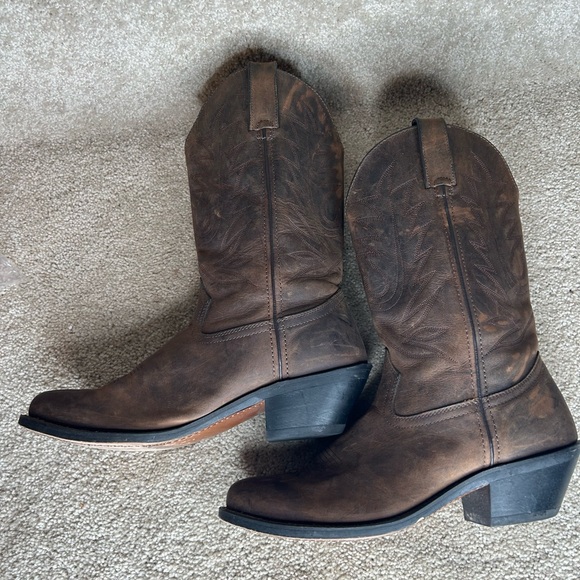 Durango 11” western shaft stitch brown women’s 9M - Picture 3 of 9